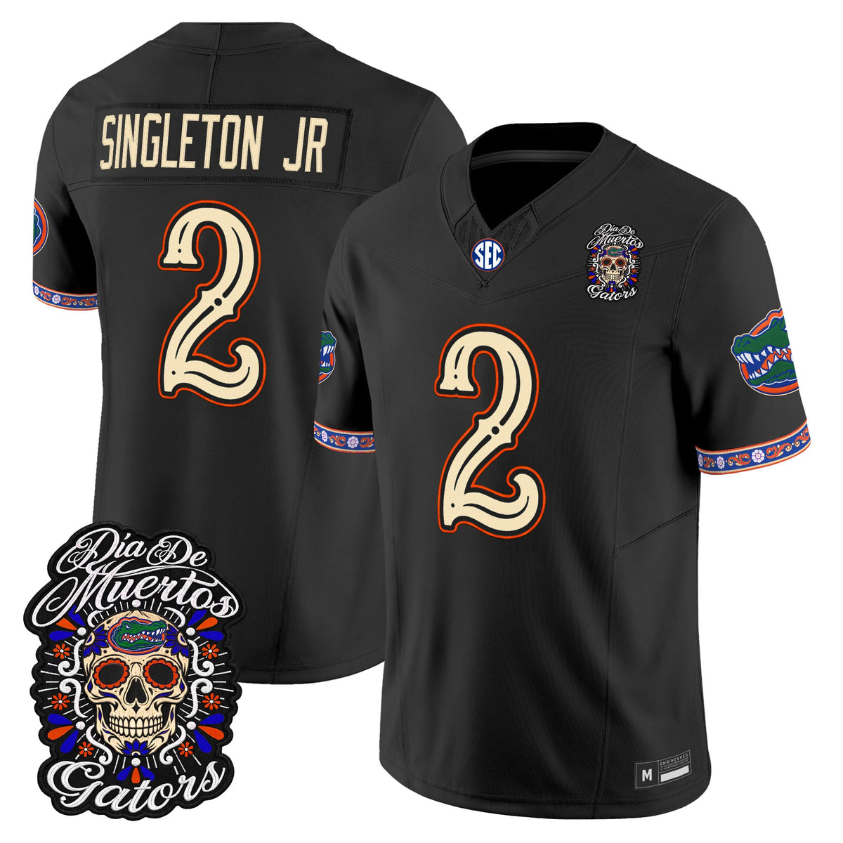 Florida Gators Día de los Muertos Vapor Limited Jersey - Stitched