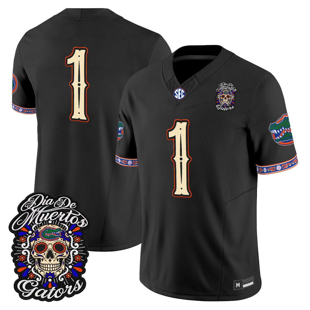 Florida Gators Día de los Muertos Vapor Limited Jersey - Stitched