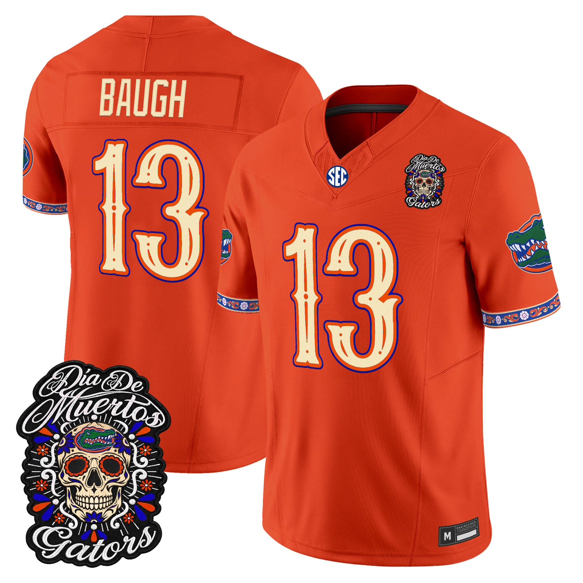 Florida Gators Día de los Muertos Vapor Limited Jersey - Stitched