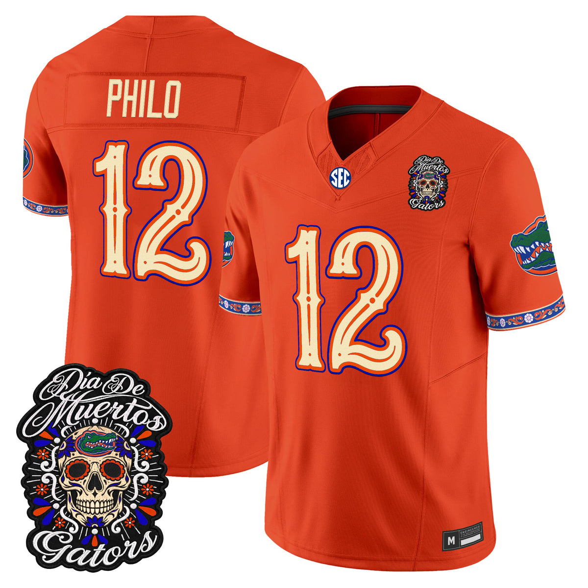 Florida Gators Día de los Muertos Vapor Limited Jersey - Stitched
