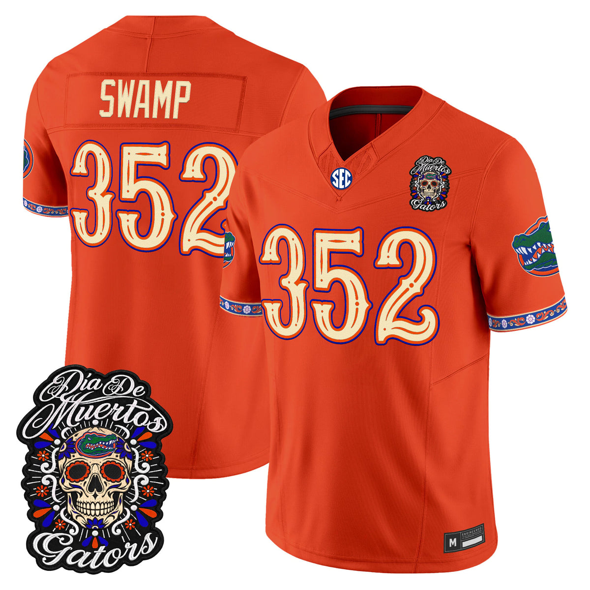 Florida Gators Día de los Muertos Vapor Limited Jersey - Stitched