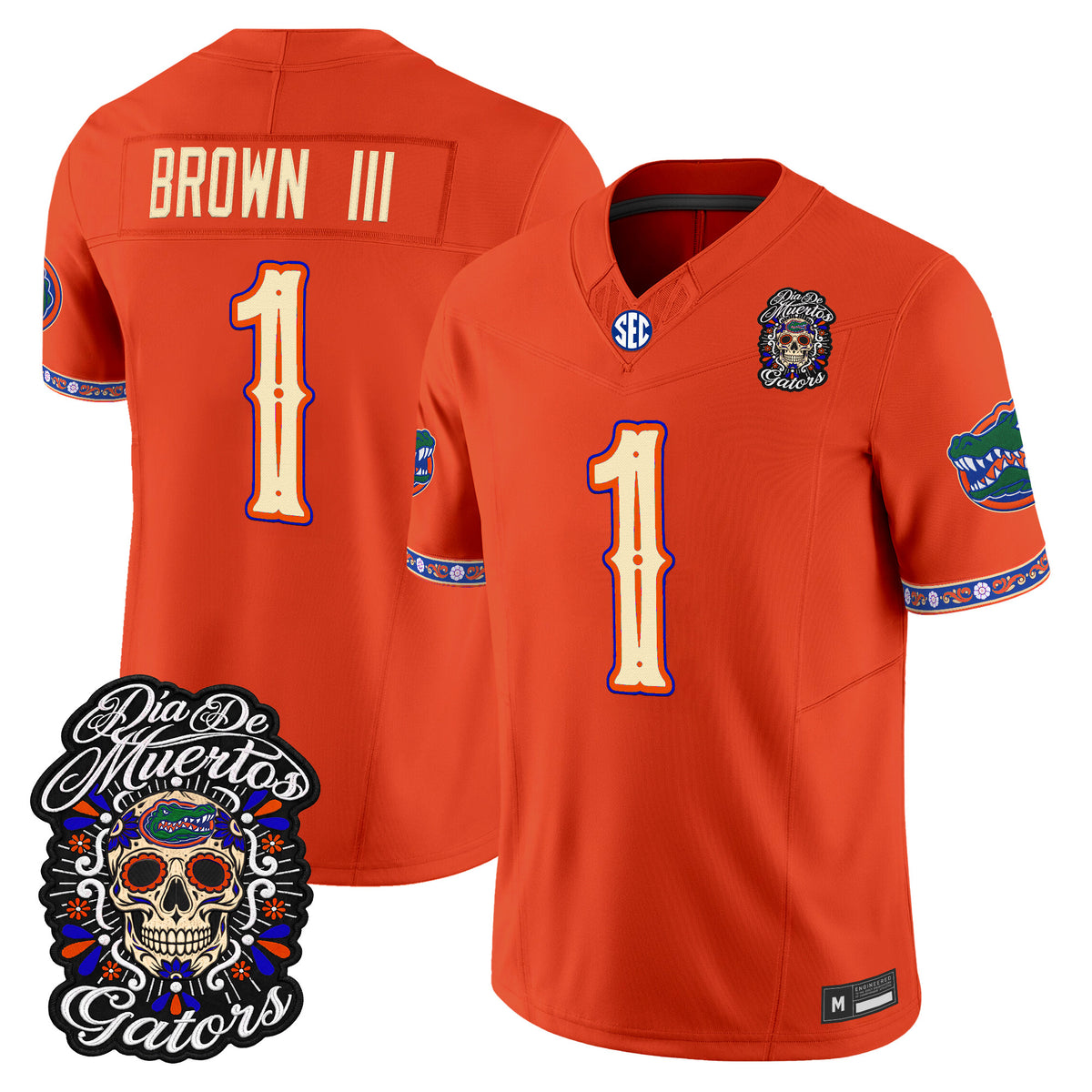 Florida Gators Día de los Muertos Vapor Limited Jersey - Stitched