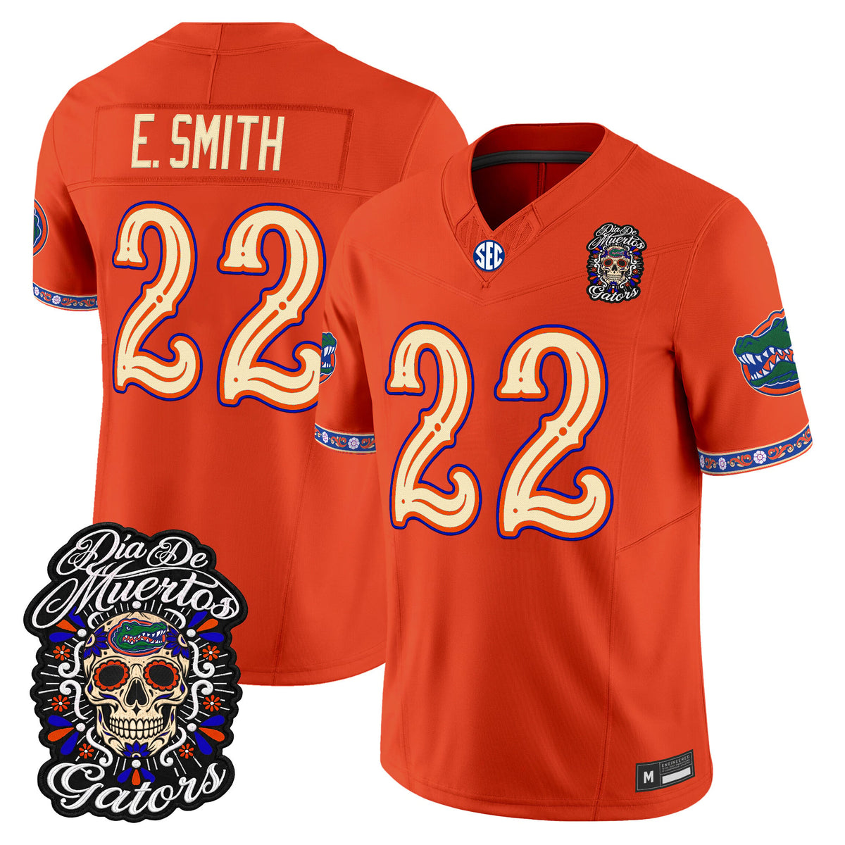 Florida Gators Día de los Muertos Vapor Limited Jersey - Stitched