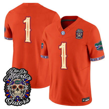 Florida Gators Día de los Muertos Vapor Limited Jersey - Stitched