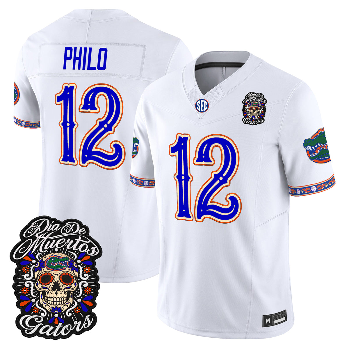 Florida Gators Día de los Muertos Vapor Limited Jersey - Stitched