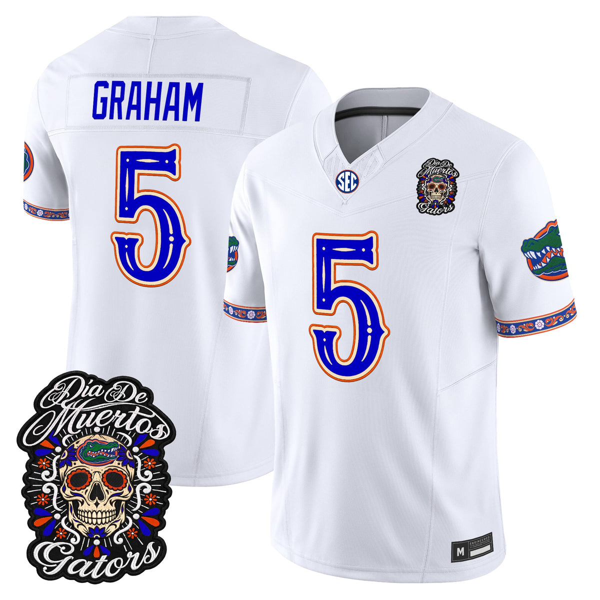 Florida Gators Día de los Muertos Vapor Limited Jersey - Stitched