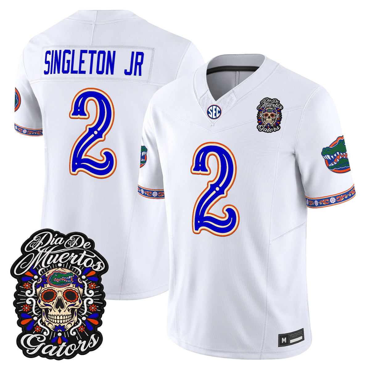 Florida Gators Día de los Muertos Vapor Limited Jersey - Stitched
