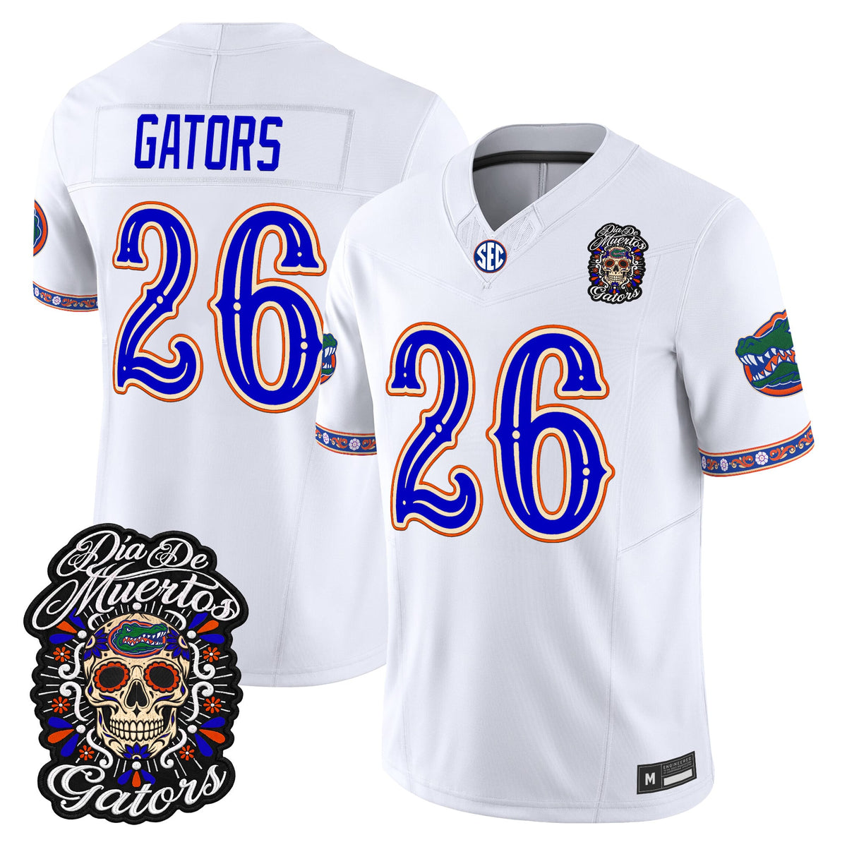 Florida Gators Día de los Muertos Vapor Limited Jersey - Stitched