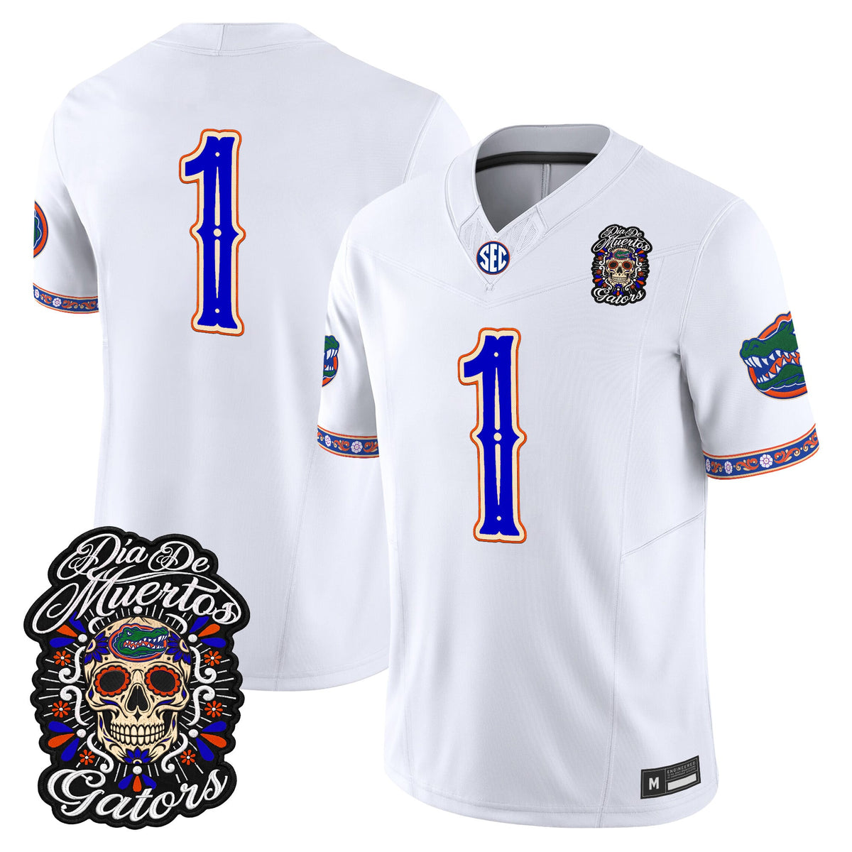 Florida Gators Día de los Muertos Vapor Limited Jersey - Stitched