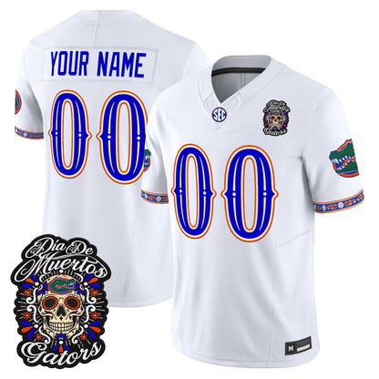 Florida Gators Día de los Muertos Vapor Limited Custom Jersey - Stitched