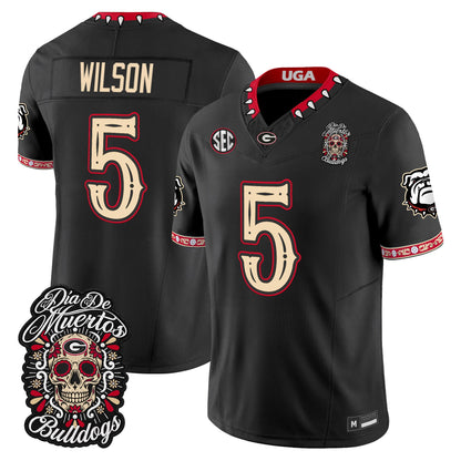 Georgia Bulldogs Día de los Muertos Vapor Limited Jersey - Stitched
