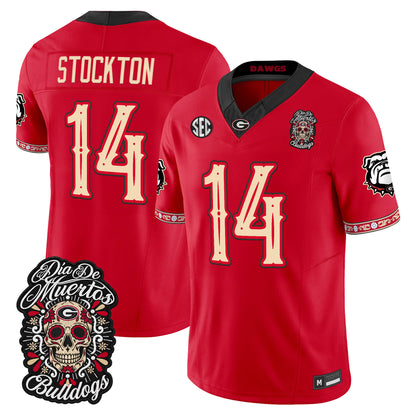 Georgia Bulldogs Día de los Muertos Vapor Limited Jersey - Stitched