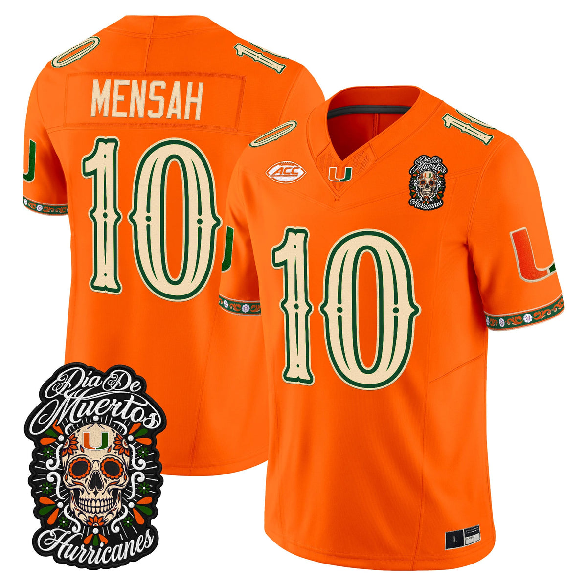 Miami Hurricanes Día de los Muertos Vapor Limited Jersey - Stitched