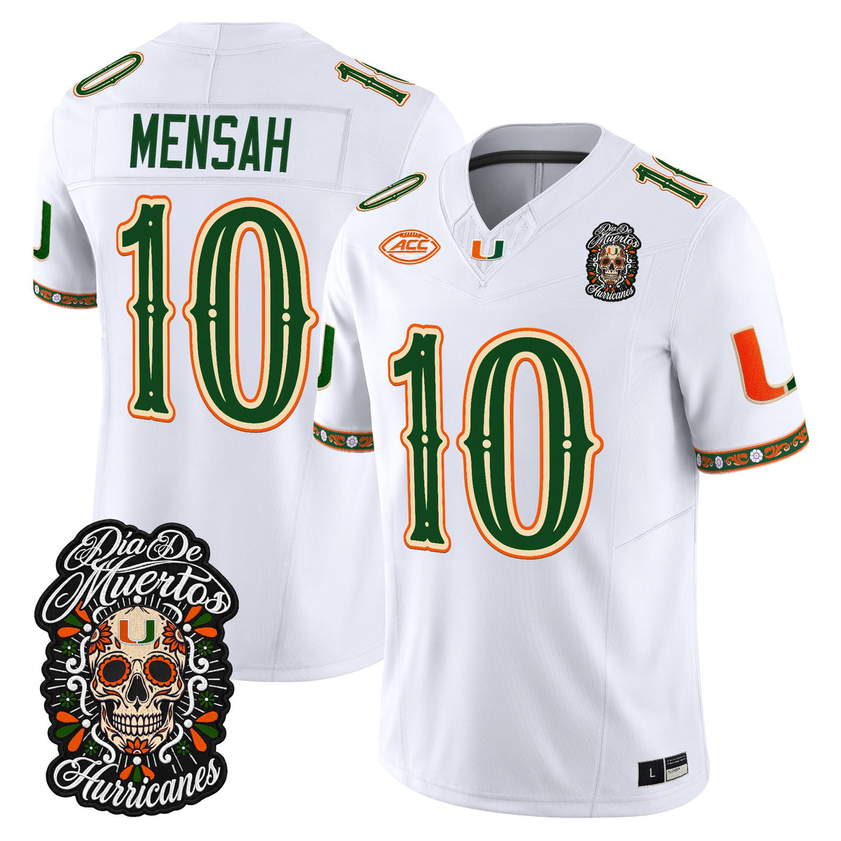 Miami Hurricanes Día de los Muertos Vapor Limited Jersey - Stitched