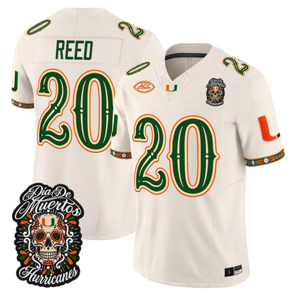 Miami Hurricanes Día de los Muertos Vapor Limited Jersey - Stitched