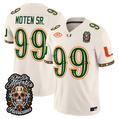 Miami Hurricanes Día de los Muertos Vapor Limited Jersey - Stitched