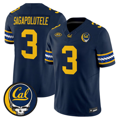 California Golden Bears x Grateful Dead Vapor Limited Jersey - Stitched