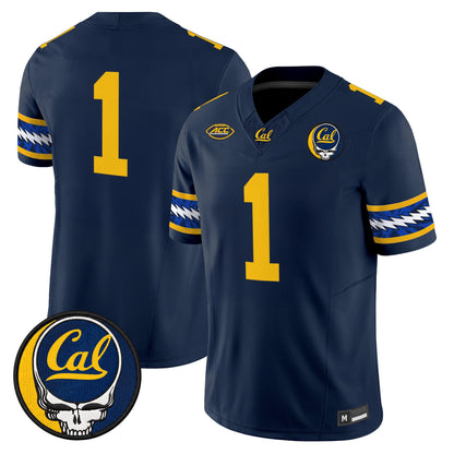 California Golden Bears x Grateful Dead Vapor Limited Jersey - Stitched