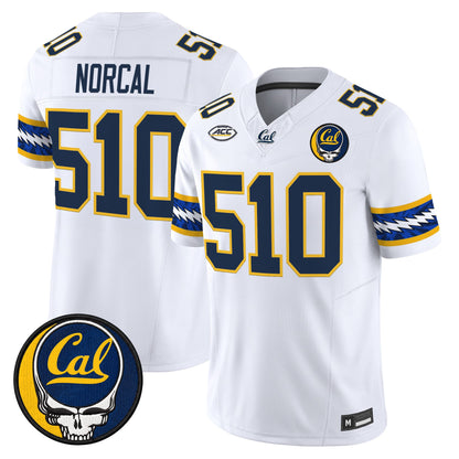 California Golden Bears x Grateful Dead Vapor Limited Jersey - Stitched