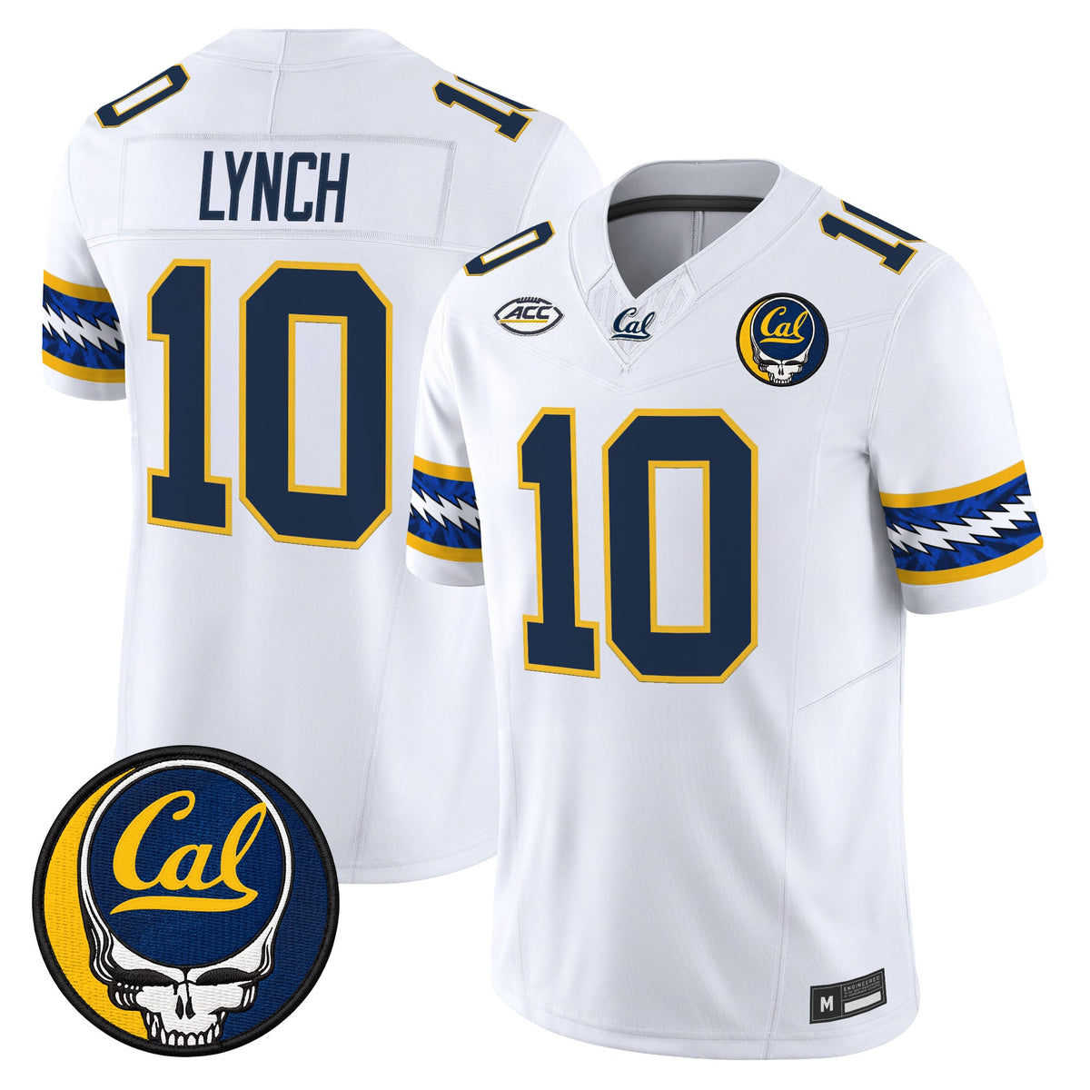 California Golden Bears x Grateful Dead Vapor Limited Jersey - Stitched