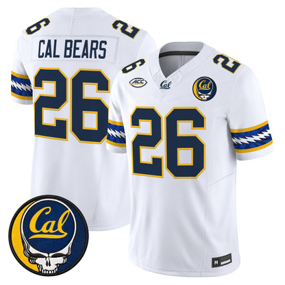 California Golden Bears x Grateful Dead Vapor Limited Jersey - Stitched