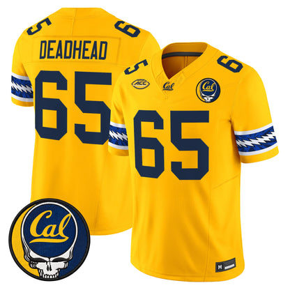 California Golden Bears x Grateful Dead Vapor Limited Jersey - Stitched