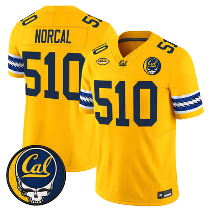 California Golden Bears x Grateful Dead Vapor Limited Jersey - Stitched