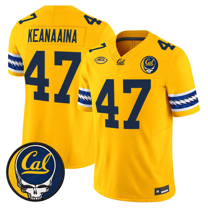 California Golden Bears x Grateful Dead Vapor Limited Jersey - Stitched