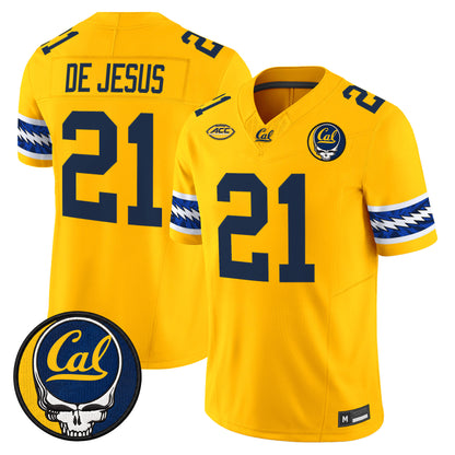California Golden Bears x Grateful Dead Vapor Limited Jersey - Stitched