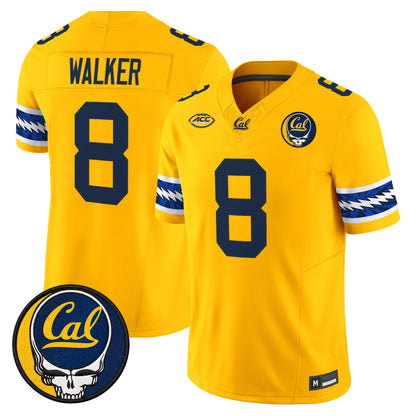 California Golden Bears x Grateful Dead Vapor Limited Jersey - Stitched