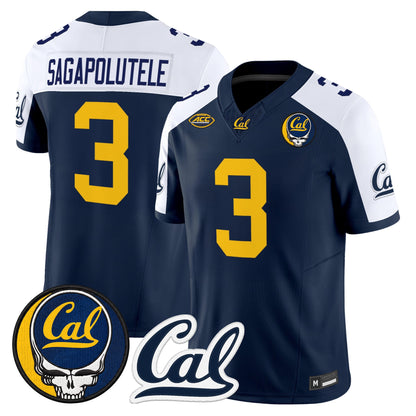 California Golden Bears x Grateful Dead Vapor Limited Jersey - Stitched