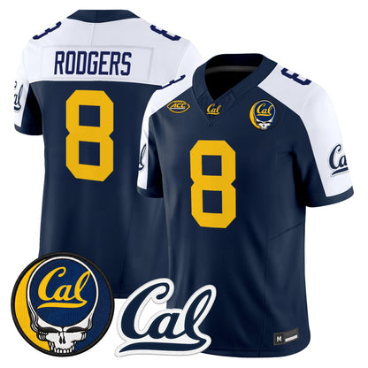 California Golden Bears x Grateful Dead Vapor Limited Jersey - Stitched