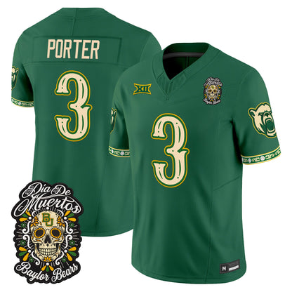 Baylor Bears Día de los Muertos Vapor Limited Jersey - Stitched