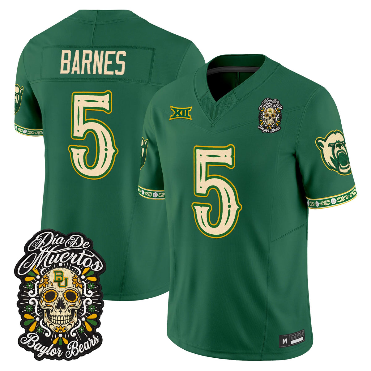 Baylor Bears Día de los Muertos Vapor Limited Jersey - Stitched