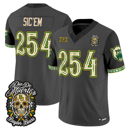 Baylor Bears Día de los Muertos Vapor Limited Jersey - Stitched