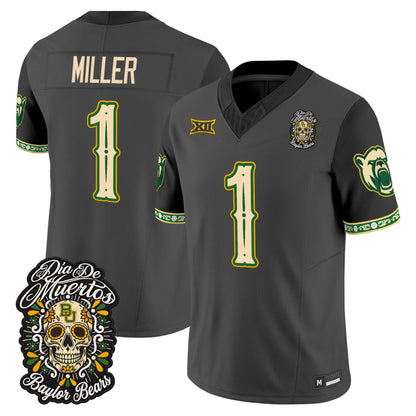 Baylor Bears Día de los Muertos Vapor Limited Jersey - Stitched