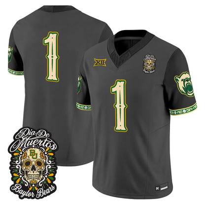 Baylor Bears Día de los Muertos Vapor Limited Jersey - Stitched