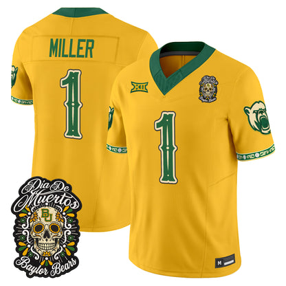 Baylor Bears Día de los Muertos Vapor Limited Jersey - Stitched