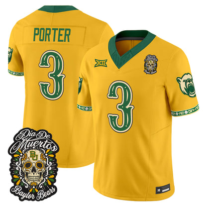 Baylor Bears Día de los Muertos Vapor Limited Jersey - Stitched
