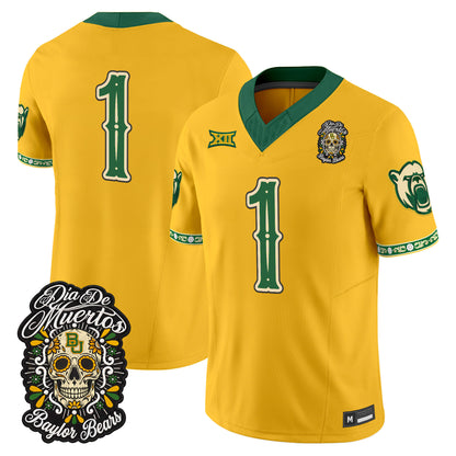 Baylor Bears Día de los Muertos Vapor Limited Jersey - Stitched