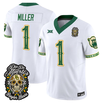 Baylor Bears Día de los Muertos Vapor Limited Jersey - Stitched