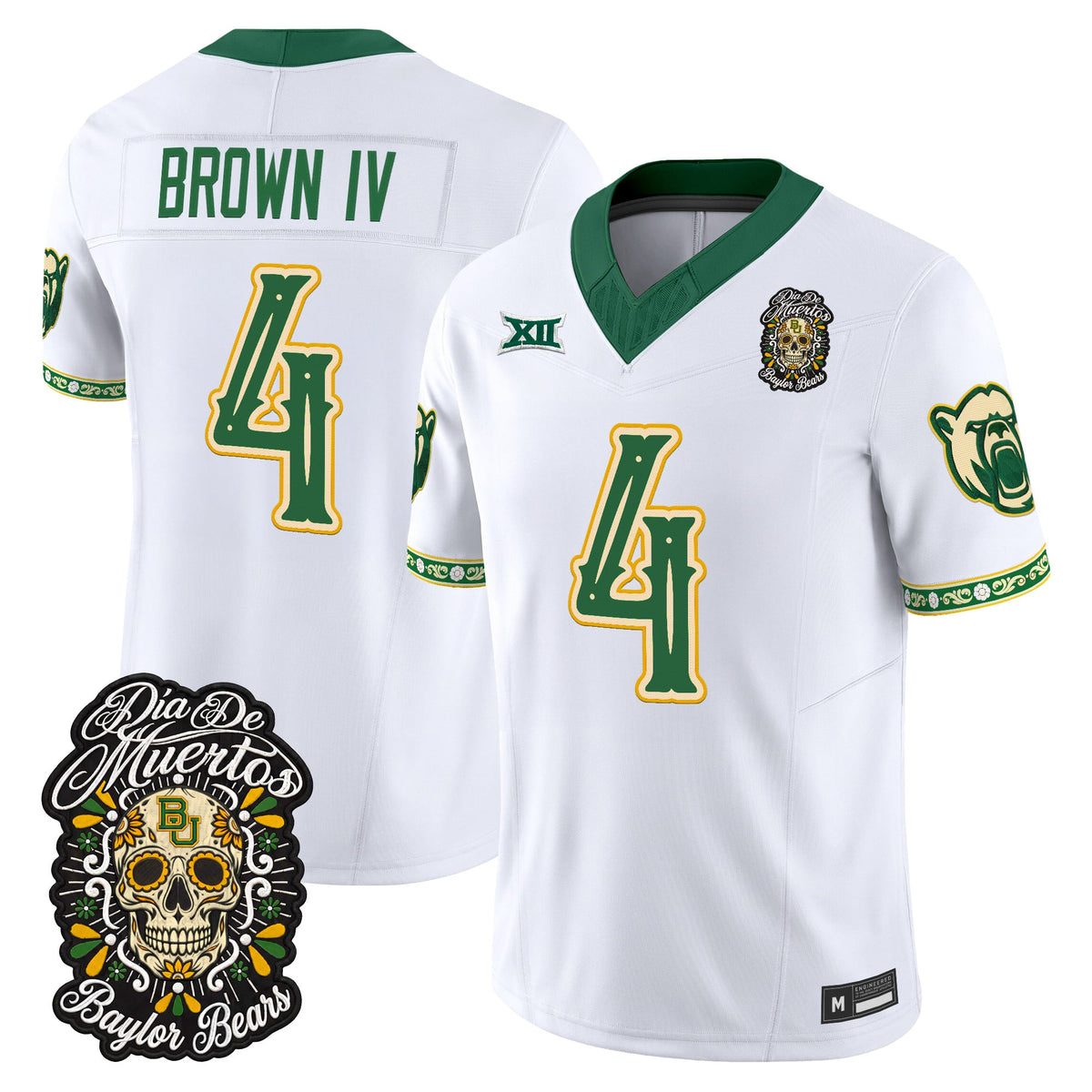 Baylor Bears Día de los Muertos Vapor Limited Jersey - Stitched