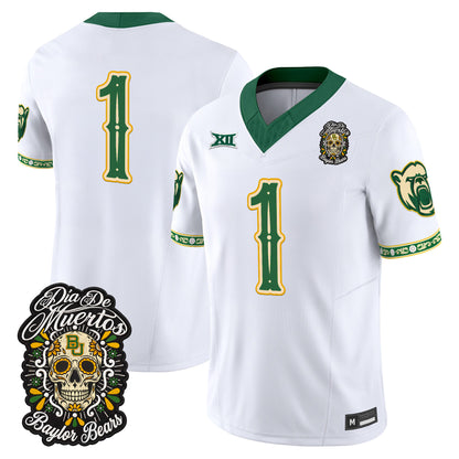 Baylor Bears Día de los Muertos Vapor Limited Jersey - Stitched