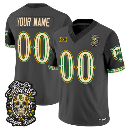 Baylor Bears Día de los Muertos Vapor Limited Custom Jersey - Stitched