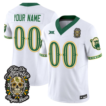 Baylor Bears Día de los Muertos Vapor Limited Custom Jersey - Stitched