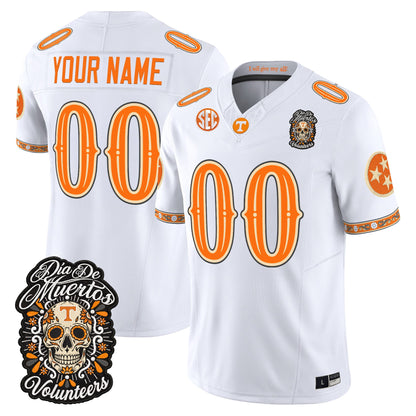 Tennessee Volunteers Día de los Muertos Vapor Limited Custom Jersey - Stitched