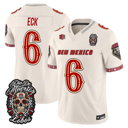  New Mexico Lobos Día de los Muertos Vapor Limited Jersey - Stitched