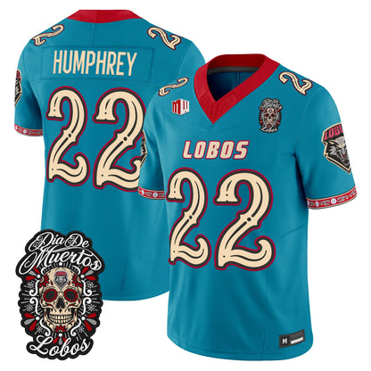  New Mexico Lobos Día de los Muertos Vapor Limited Jersey - Stitched