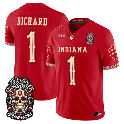  Indiana Hoosiers Día de los Muertos Vapor Limited Jersey - Stitched