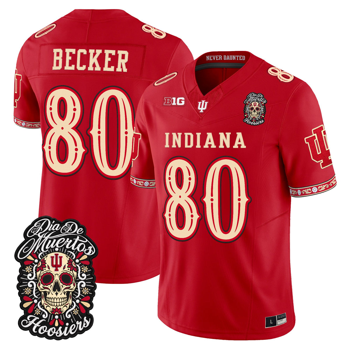  Indiana Hoosiers Día de los Muertos Vapor Limited Jersey - Stitched